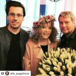 Alla Pugacheva, Maxim Galkin, Nikolay Baskov que flores eles preferem